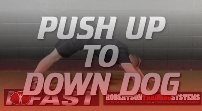 Rts Coaching Push Up To Downward Dog Robertson Training Systems