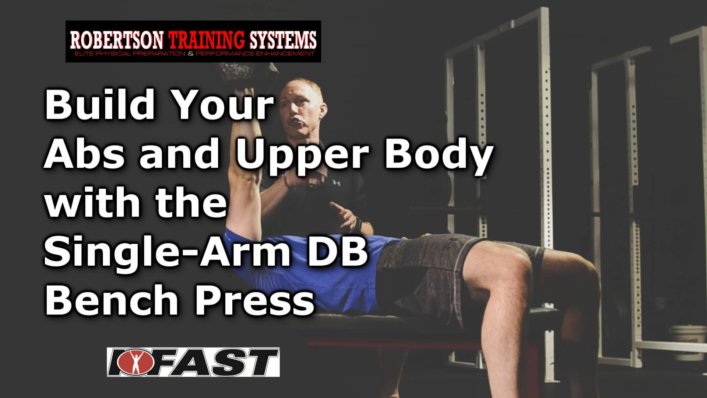 One arm discount dumbbell bench press